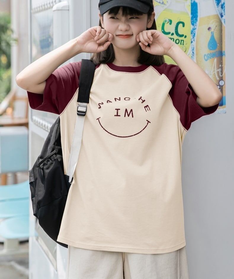 カラーマッチング   ラグランTシャツ ＜F-2972＞