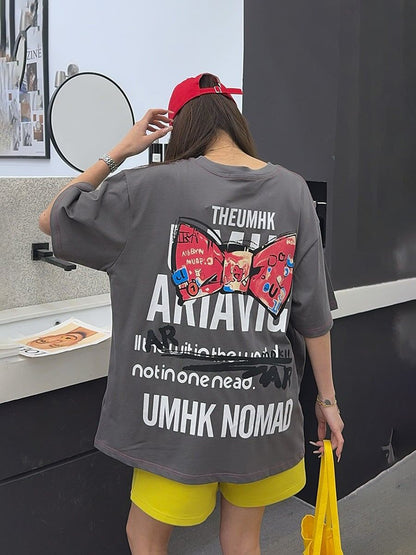 美人度アップ 海外トレンド 定番シンプル 好感度UP カジュアル 全3色 半袖 Tシャツ ＜F-11236＞