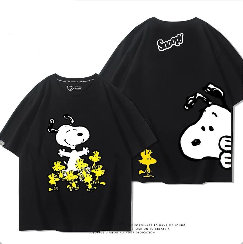 シンプル 男女兼用 着心地良い ゆったり Tシャツ F-13179