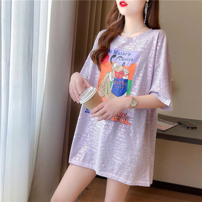 好感度満載   美感いっぱい Tシャツ カットソー＜F-3548＞