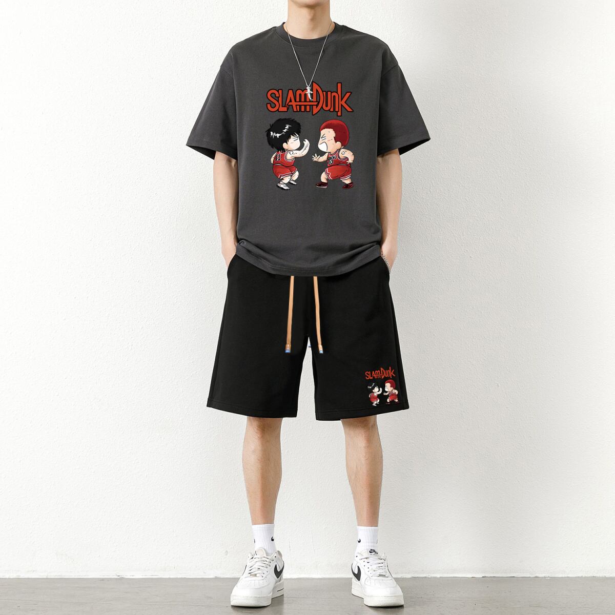 今季マストバイ ファッション男女兼用 超人気 半袖Ｔシャツⅹパンツセット全6色F-6695
