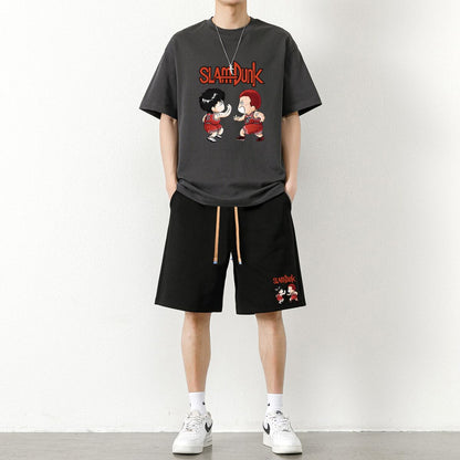今季マストバイ ファッション男女兼用 超人気 半袖Ｔシャツⅹパンツセット全6色F-6695