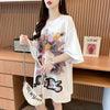新商品 ファッション 個性派 プリント全3色 半袖Tシャツ カットソー ＜F-8604＞