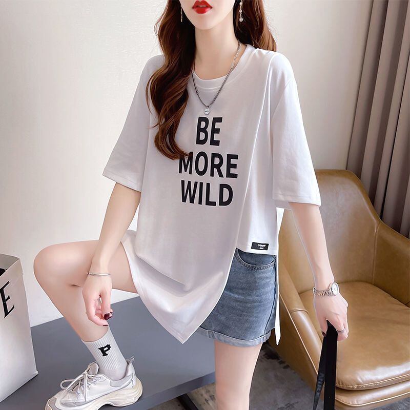 今季マストバイ タイルアップ ファッション感満々 プリント 4色選択 半袖Tシャツ＜F-9245＞