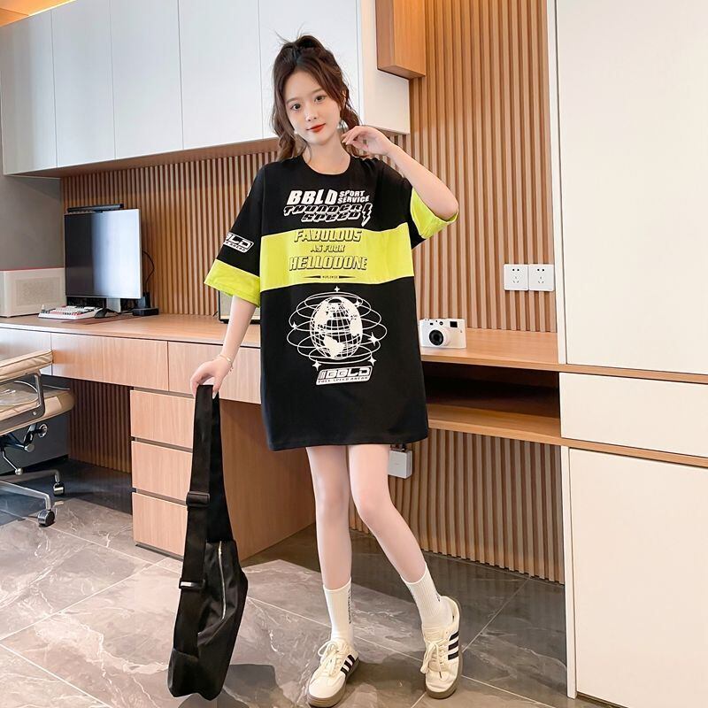 おすすめ 早い者勝ち 絶対流行 カジュアル 2色選択 Tシャツ<F-11582>