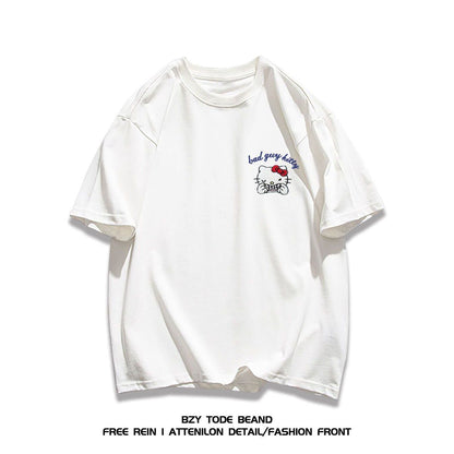 男女兼用 売れ筋 上質 プリント Tシャツ F-13305