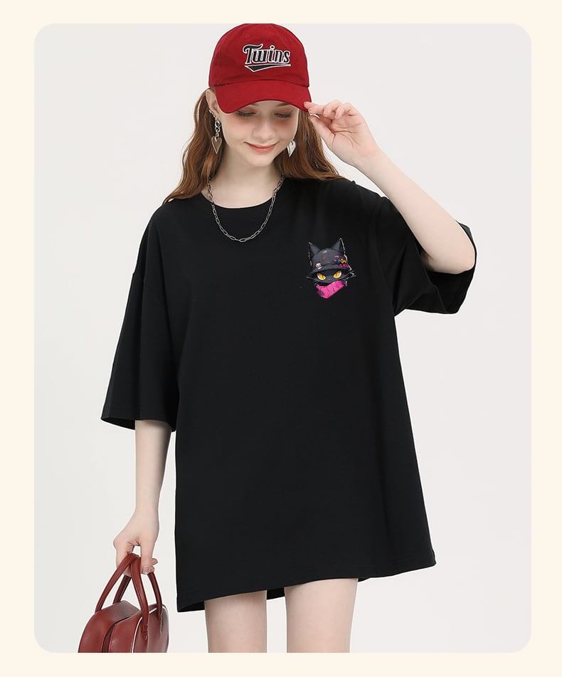絶対欲しい 絶対流行 キュート 早い者勝ち カジュアル 2色選択 Tシャツ<F-11137>