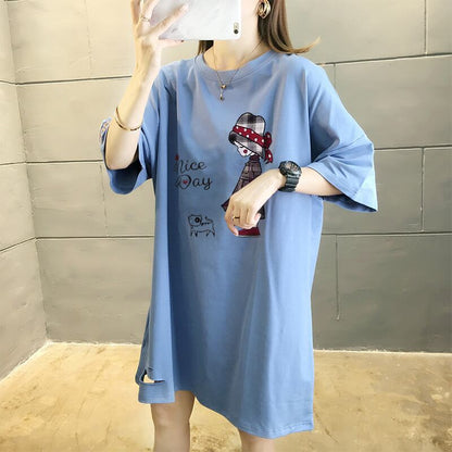 大活躍 ファッション カジュアル ルーズ 半袖シャツ<F-6655>