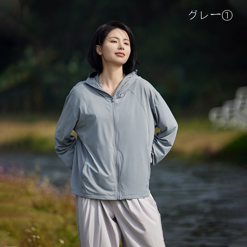 絶対欲しい 日焼け対策 軽量で通気性が良い 全6色 パーカー コート 男女兼用<F-6665>
