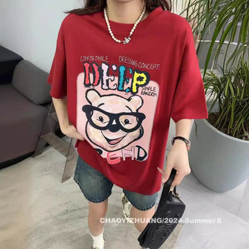 豊富な品揃え   ファッション 半袖Tシャツ<F-4915>