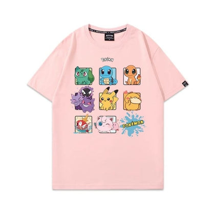 男女兼用 プリント 上質 半袖 Tシャツ F-13273