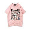 売り切れ必至 カジュアル ファッション感満々 アバンギャルド プリント カップル 全7色 半袖 Tシャツ F-9320