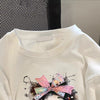 超人気 キュート カジュアル 全3色 半袖 Tシャツ <F-8670>