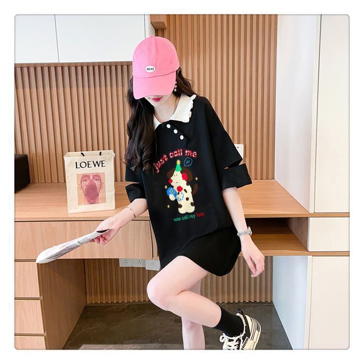 海外トレンド カジュアル 好感度UP 全3色 半袖 Tシャツ ＜F-11197＞