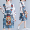 旅行Ｔシャツ 夏 レディース 膝丈 プリント 大きいサイズ ゆったりさらっと涼しい <F-656>