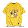 肌触りよい 男女兼用 カジュアル プリント Tシャツ F-13360