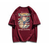 ポップなプリントが夏に映えるプリントTシャツ 半袖 全8色 Tシャツ F-9252