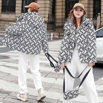 超人気商品暖かい全2色冬ダウンジャケット<4535>