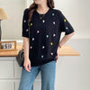 大活躍 好感度UP 海外トレンド カジュアル 全3色 半袖 Tシャツ ＜F-12038＞