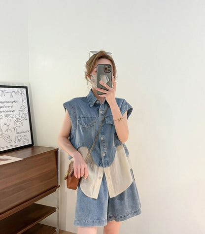 今季マストバイ 上品 ファッション 半袖Ｔシャツⅹパンツセット <F-6575>