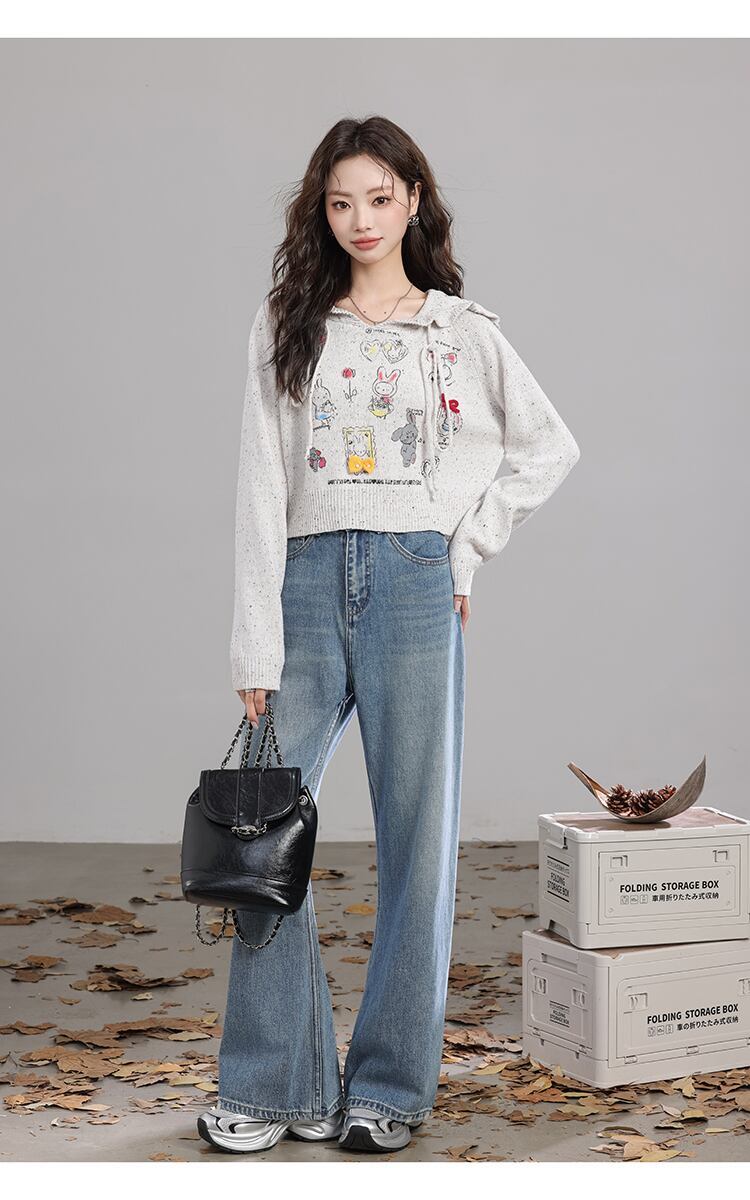 都市ファッショ オシャレデザイン 可愛い  スウェットisf-10194