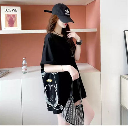 新商品 レース スウィートプリント 全2色 半袖Tシャツ ＜F-8715＞