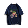 着回し力抜群 カジュアル 定番シンプル プリント全6色 半袖TシャツF-7029