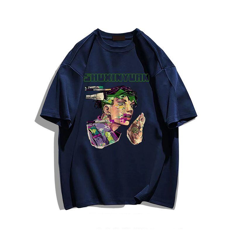 着回し力抜群 カジュアル 定番シンプル プリント全6色 半袖TシャツF-7029