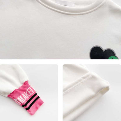 オシャレ度満点   美感いっぱい 長袖 Tシャツ カットソー＜F-2790＞