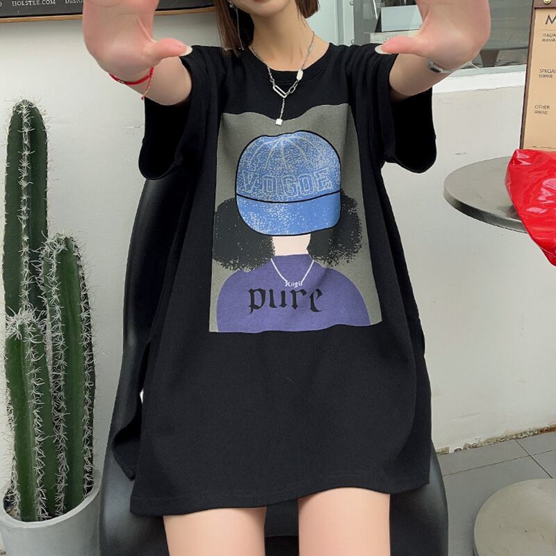 話題沸騰中 都市ファッショ 流行新作 オシャレ デザイン プリント全6色 半袖TシャツF-9108