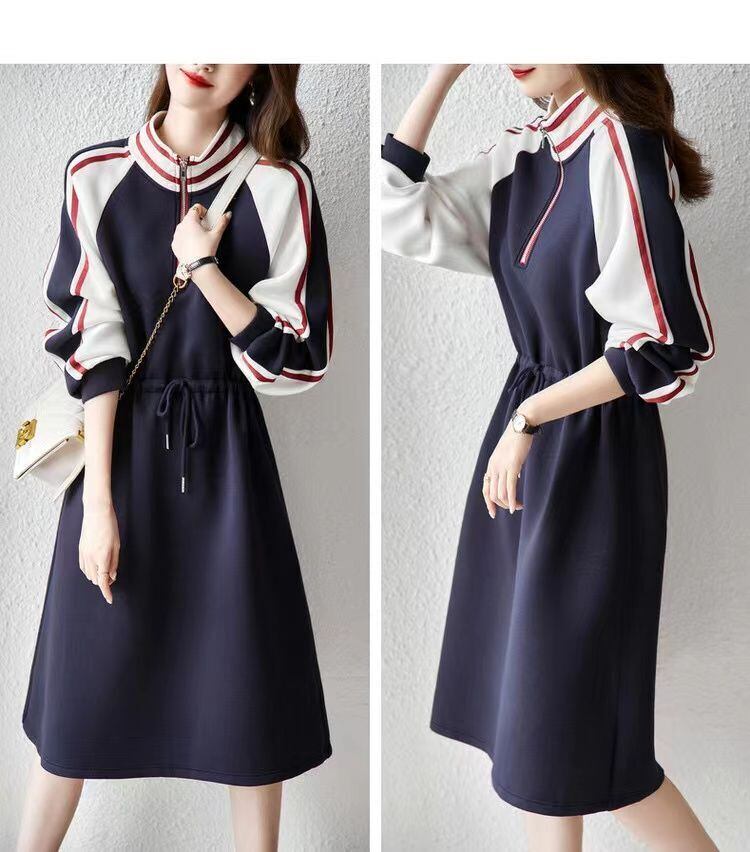 大好評 カジュアル 美人度アップ エレガント ワンピースF-10956