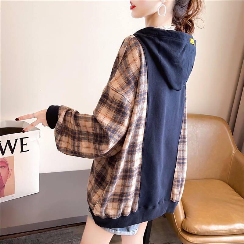 ファッション   ルーズ スウェット パーカー トップス＜F-2183＞