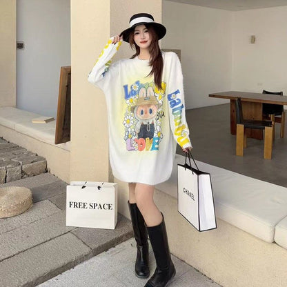 大人可愛い プラスベルベット デザイン性抜群 ニットF-10306