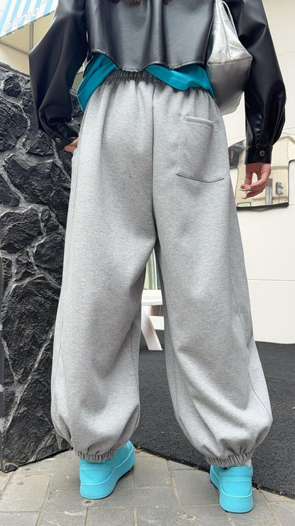 デザイン オシャレ 切り替え 4色 スウェット パンツ F-12210