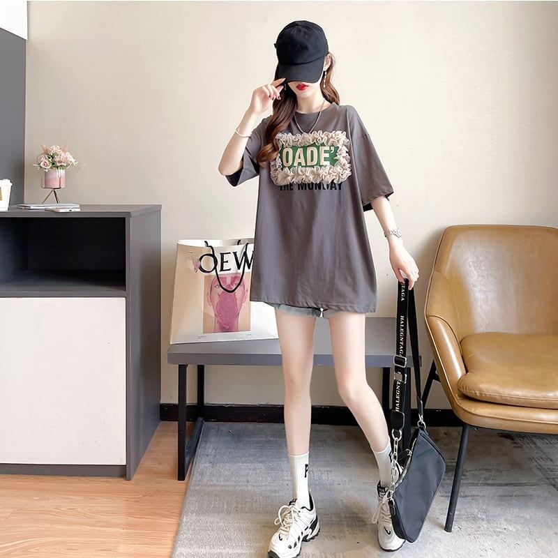 オシャレ度満点 3色選択可 高級感溢れる Tシャツ カットソー＜F-3255＞