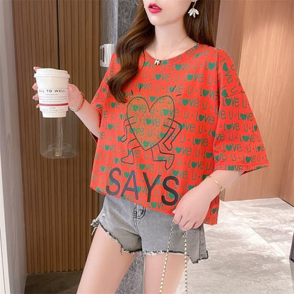 カジュアル   オシャレ度満点 Tシャツ カットソー＜F-3411＞