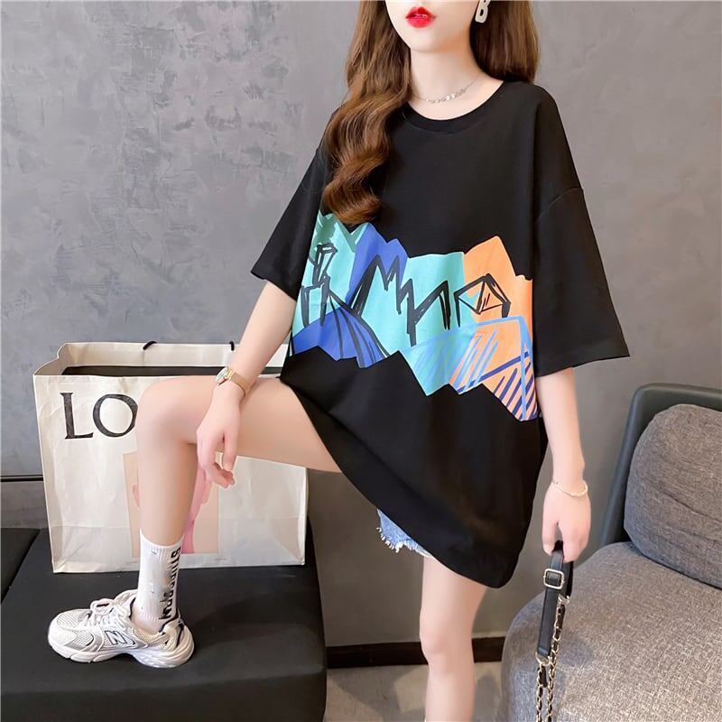 個性的なデザイン   一目惚れ Tシャツ カットソー＜F-3009＞