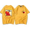 男女兼用 シンプル 着心地良い ゆったり Tシャツ F-13213