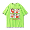 男女兼用 シンプル プリント Tシャツ F-13431