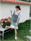 好感度UP 絶対流行 美人度アップ 早い者勝ち デニム カジュアル ワンピースF-12164
