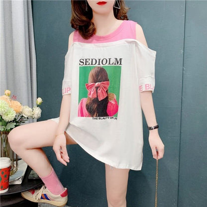 今季大好評   美感いっぱい Tシャツ カットソー＜F-3203＞