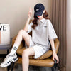 定番シンプル 真夏も快適 上質 カジュアル 半袖Ｔシャツⅹパンツセット全2色F-9102