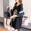新商品 切り替え キュート ゆったり 全2色 半袖Tシャツ＜F-8349＞