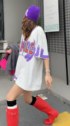 おすすめ 好感度UP 美人度アップ カジュアル 全4色 半袖 Tシャツ ＜F-11234＞