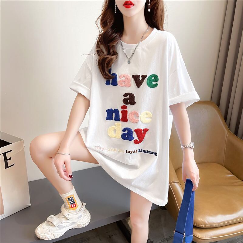【半額！期間限定！！】今季マストバイ カジュアル 定番シンプル ファッション プリント 半袖Tシャツ<F-8518>
