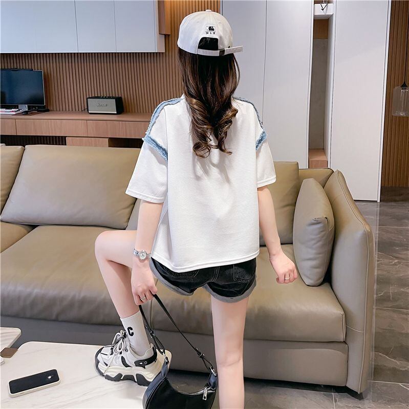 着回し力抜群 早い者勝ち 絶対流行 カジュアル 2色選択 Tシャツ<F-11645>