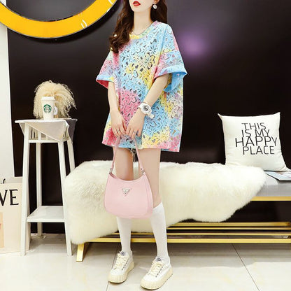 美人度アップ   スウィート 半袖Tシャツ＜F-8140＞