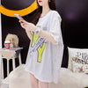 デザイン感   合わせやすい Tシャツ カットソー＜F-3095＞