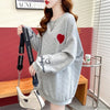 定番シンプル   ハートマーク スウェット＜F-3996＞