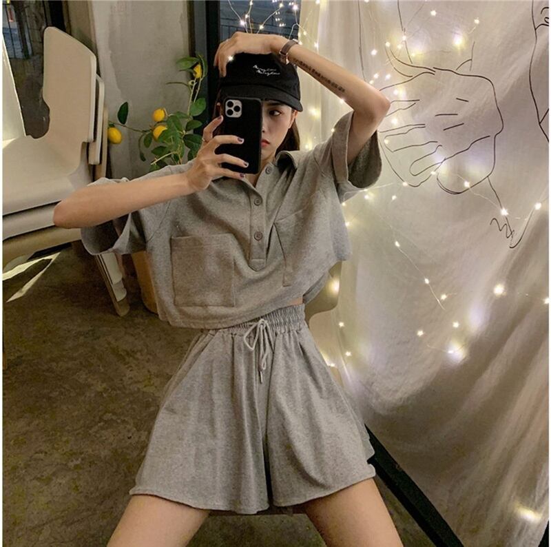 好感度UP ファッション 今季マストバイ 個性派 半袖Ｔシャツⅹパンツセット<F-11569>